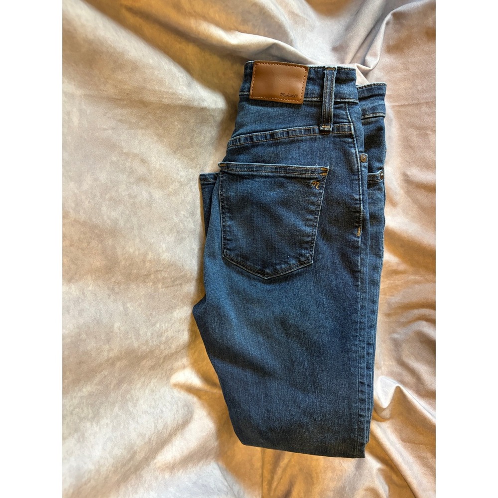 Madewell Curvy High-Rise Skinny Jeans Dark Wash Denim Size 26P Petite